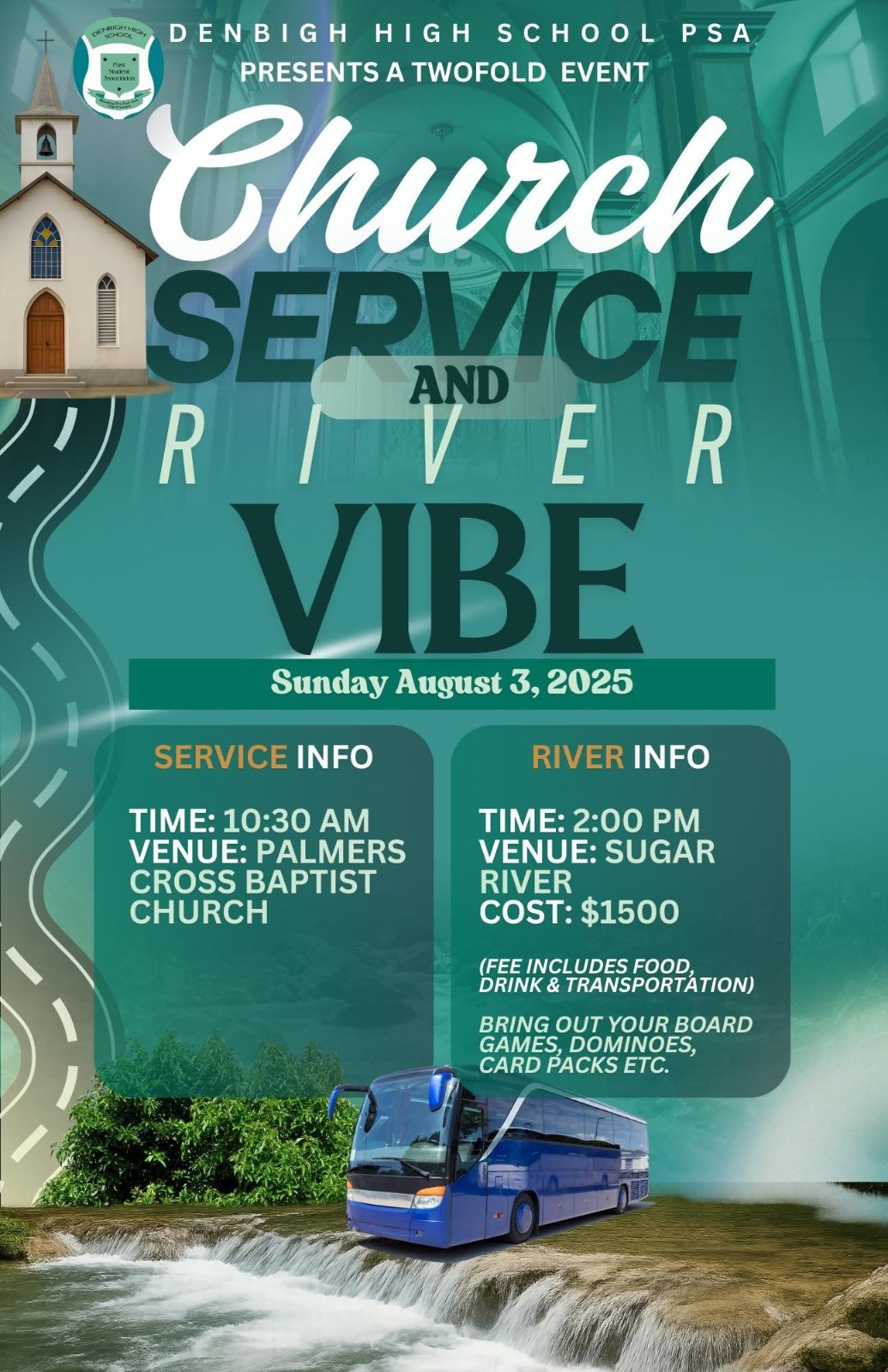 Church Service and River Vibe