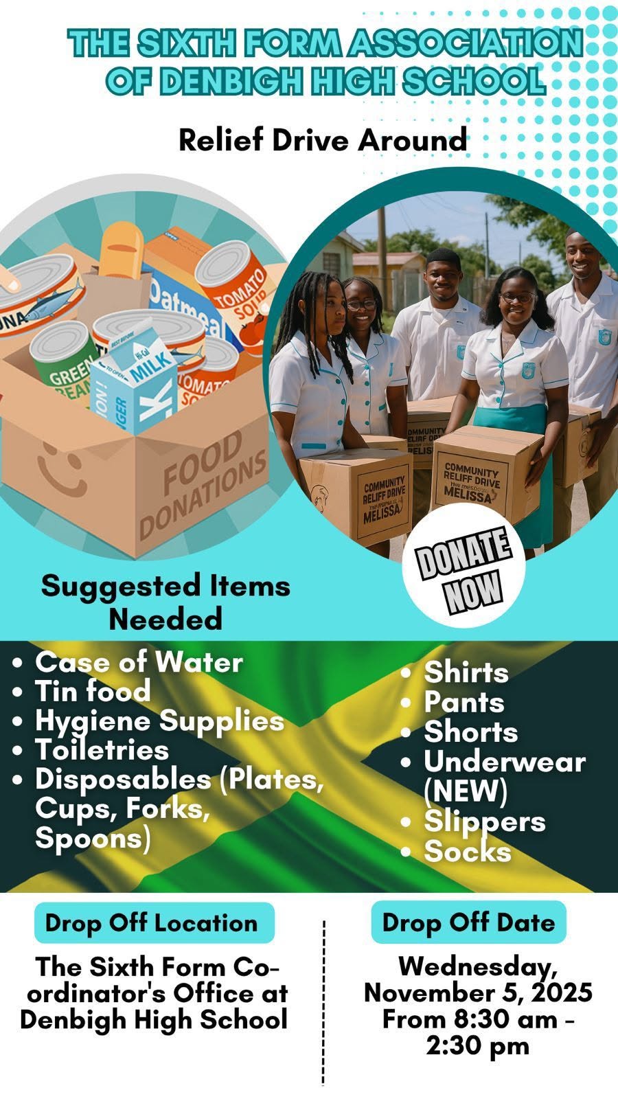 Sixth Form Association Relief Drive